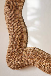 Unique Design Handwoven Seagrass Wall <b>Mirror</b> for Living Room <b>Hanging</b> and Home Decor Accessories Made in Vietnam - Product Image 3