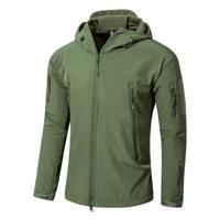 Veste Softshell de camouflage pour hommes d'hiver en gros vêtements tactiques veste coupe-vent et imperméable 2023