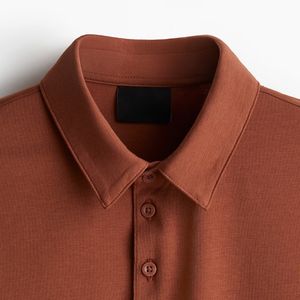 Polo de Manga Corta para Hombre de Algodón de Alta Calidad |   Costura Fina y Tela Duradera |   Personalización con Logotipo Disponible - Product Image 5