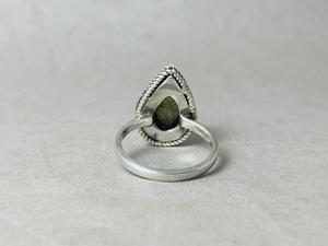 Bague en pierres précieuses Labradorite Blue Shine 925 bijoux en argent Sterling bagues en argent faites à la main en gros bagues fines cadeau pour elle - Product Image 6