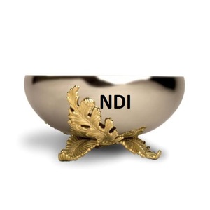 ชามใส่ผลไม้รูปทรงโค้งมนแบบโบราณชามใส่สลัดตกแต่งทำด้วยมือ - Product Image 1