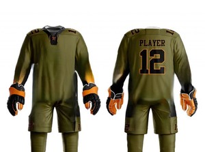 Uniforme de hockey sur glace pour hommes de haute qualité Top tendance Design Ensembles élégants anti-rides à des prix raisonnables - Product Image 3