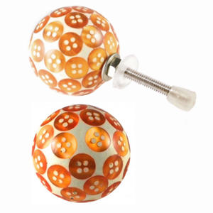 Perillas industriales de resina naranja, tiradores de cajón de exportación de calidad para armario de cocina, armario, tocador, sala de estar, botones naranjas - Product Image 2