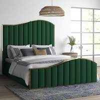 Ensemble de lit moderne minimaliste en teck massif, revêtement en similicuir, doux, écologique, durable, haut de gamme, pour usage résidentiel et hôtelier