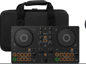 Table de mixage audio compacte professionnelle DDJ-FLX2 Djay 2 canaux, contrôleur double deck avec design en métal et plastique portable et étanche - Product Image 2