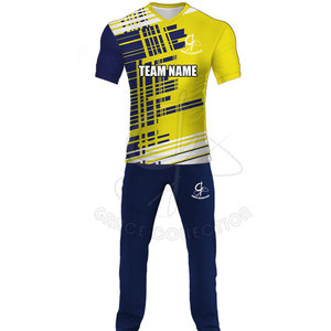 เครื่องแบบกีฬาคริกเก็ตสำหรับผู้ชายดีไซน์ใหม่พิมพ์ลายชุดคริกเก็ตออกแบบได้ตามต้องการ - Product Image 5