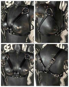 Arnés de pecho de cuero Vegano para mujer, hebillas de cinturón para el cuerpo, moda para el cuerpo, 2017 - Product Image 4