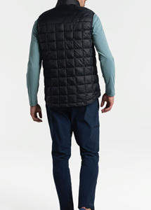Vente en gros Gilet matelassé élégant pour hommes, vêtements d'extérieur légers et chauds isolés pour l'hiver, imperméables avec logo personnalisé - Product Image 4