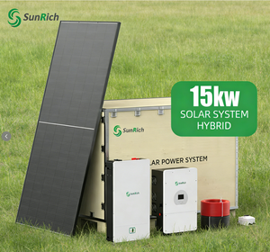 ระบบพลังงานแสงอาทิตย์แบบไฮบริด 15 กิโลวัตต์ พร้อมแบตเตอรี่ลิเธียมไอออน IP65 ติดผนัง/ติดตั้งบนชั้นวาง พร้อมอินเวอร์เตอร์ DEYE - Product Image 1