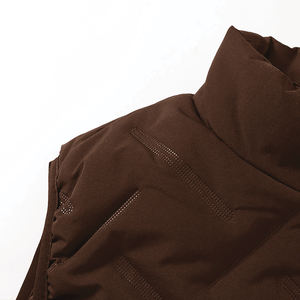 Suave al tacto abrasión al aire libre senderismo transpirable hombres ligero chaleco acolchado poliéster impermeable prendas de vestir exteriores para Golf y correr - Product Image 3