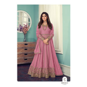 Vestido Anarkali de alta calidad, colección del Real Export - Product Image 1
