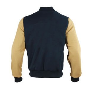 Veste Versity de grande taille pour hommes Veste Letterman de couleur unie Streetwear Vêtements chauds Veste Letterman pour hommes - Product Image 3