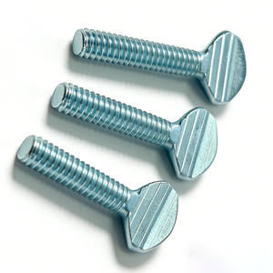 Tornillos de Cabeza Plana con Rosca de Mariposa, Acabado Zincado, DIN 653 1/4x1 5/16x1, Acero Inoxidable 304/316, para Electrónica, Buen Precio, OEM/ODM - Product Image 1