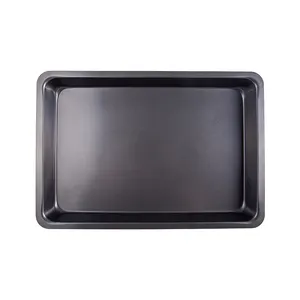 Xinze Non-stick Carbon Steel Chicken Baking Tray Supplies Rectangle Oven Roast Pan