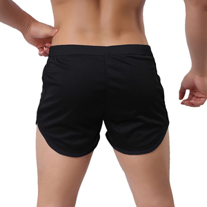 Short en maille souple avec poche à cordon de serrage unisexe Short de jogging léger pour homme Short de fitness court pour homme - Product Image 5