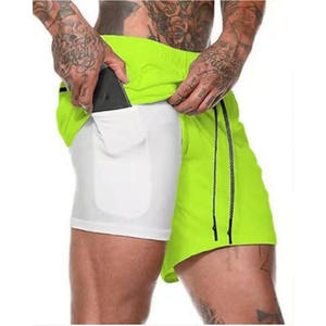 Vedo Short d'entraînement pour homme Logo personnalisé Vêtements de sport pour la course et le basket-ball Motif solide Polyester Écologique Dropshipping - Product Image 6