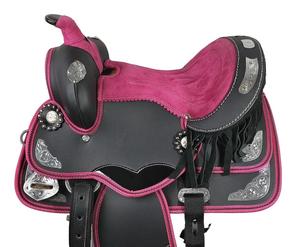 Sillín Sintético Occidental de Alta Calidad con Cuero PU y Fibra, Herrajes de Acero Inoxidable - Productos a Juego para Carreras de Caballos Ingleses - Product Image 6