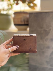 Pochette en cuir de fourrure de vachette véritable portefeuille en cuir véritable Western Multi porte-carte de crédit en cuir pochette élégante unisexe - Product Image 3