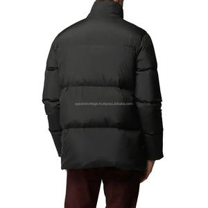 Venta al por mayor de alta calidad Zip Up Down Puffer chaqueta de abrigo de burbuja Casual ligero transpirable impermeable chaquetas para hombre - Product Image 5