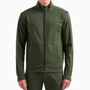 Premium Quality Custom Men's 100% Cotton Training <b>Hoodie</b> Jogger Set Winter Gym Sportswear Blank Tracksuit - Product Image 2