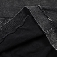 Sweat à capuche noir délavé pour homme, collection hiver 2024, coupe classique, haute qualité, impression numérique personnalisée, en coton, entièrement personnalisable