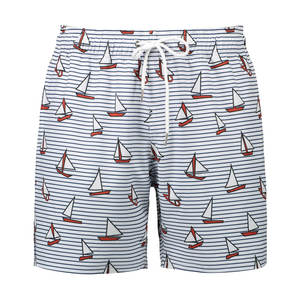 กางเกงขาสั้นผ้าโพลีเอสเตอร์100% แบบแห้งเร็วแบบซับลิเมชันเอวยางยืดแบบลำลองลายพื้นสำหรับผู้ผลิตปากีสถาน - Product Image 1