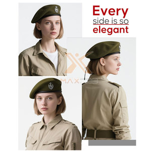 Bérets sur mesure en gros, nouvelle collection, produit phare, bérets en matériaux durables - Product Image 4