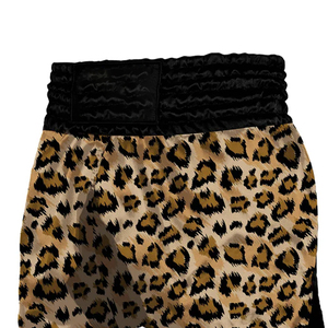 กางเกงมวยไทยและชกมวยแบบสั่งทำขายส่ง ผ้าโพลีเอสเตอร์ ระบายอากาศได้ดี เป็นมิตรกับสิ่งแวดล้อม น้ำหนักเบา พิมพ์ลายแบบซับลิเมชั่น สำหรับกีฬา MMA - Product Image 6