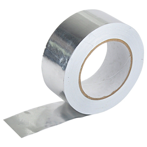 Nastro adesivo in alluminio da 50 mm per bande riscaldanti rotolo da 45 m - Product Image 1