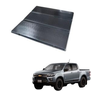 Tapa de cubierta de Tonneau plegable triple dura para <span class=keywords><strong>Chevrolet</strong></span> Silverado cubierta de cama de cubierta plegable dura de aluminio - Product Image 1
