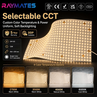 Feuille lumineuse LED RAYMATES UL ETL 406 LED 3500K, feuille de rétroéclairage LED flexible CRI90, panneau lumineux LED 24V pour plafond et escaliers