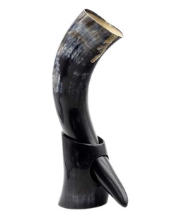 100% corne à boire Viking buffle naturelle avec corne de taille solitaire pour l'eau de corne de bière avec le meilleur grossiste de qualité de l'Inde - Product Image 3