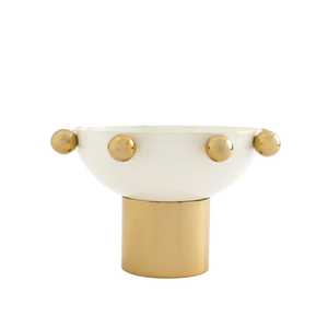 Saladier rond de haute qualité en métal, aspect royal, meilleur saladier avec un ensemble de serveurs à prix avantageux, ensembles d'assiettes, vaisselle - Product Image 5