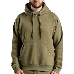 Sudadera con Capucha Oversize de Invierno para Hombre, de Poliéster/Algodón con Forro Polar, Hombros Caídos, Tallas Grandes, Personalizable - Product Image 1
