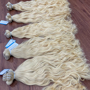 Oferta Relámpago: Paquetes de Cabello Humano Virgen Rubio Vietnamita 613 de Primera Calidad con Frontal de Encaje - Product Image 1
