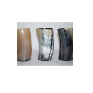 Meilleure qualité de verres à corne à boire Viking naturels pour bar Ware Whisky Vin Verre à bière Verre à corne courte par artisanat de luxe - Product Image 4