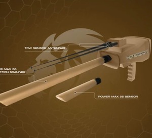 Détecteur de métaux BR SYSTEMS Gold Step Pro Max longue portée, détecteur d'or, profondeur 50 m, distance 2000 m, certifié ROHS, en plastique - Product Image 4
