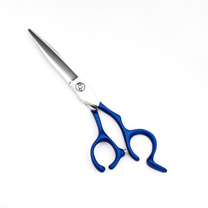 Coupe de cheveux professionnelle kung ciseaux de coiffeur Logo personnalisé main gauche ciseaux parfaits pour hommes 6.5 pouces - Product Image 6