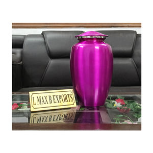 Fabricant et exportateur d'urne de crémation adulte en aluminium de bonne qualité la plus exigeante pour garder les cendres commémoratives - Product Image 1