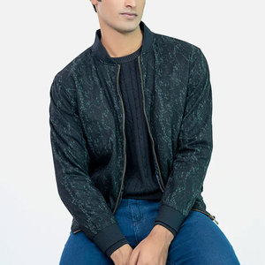 Blousons aviateur pour hommes, nouveau design, col montant, manches longues, fermeture éclair intégrale - Product Image 4