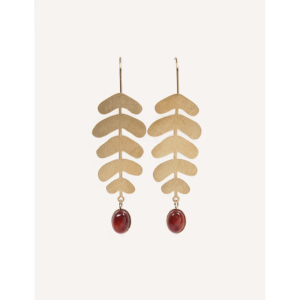 E235 YXQ naturale verde agata in acciaio inossidabile orecchini alla moda orecchini di agata verde - Product Image 1