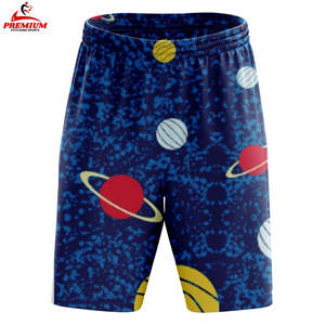 Pantalones Cortos Sublimados, Venta Caliente, Logotipo Personalizado, Ropa Urbana de Verano, Transpirable, con Cordones, Impresión Sublimada Rápida, Pantalones Cortos para Hombre - Product Image 6