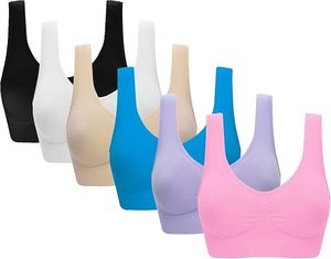 Sujetador Deportivo para Mujer de Primera Calidad, Ultra Cómodo y Transpirable, con Logotipo Frontal, para Correr y Entrenar, Soporte Medio, Tallas para Adultos - Product Image 6