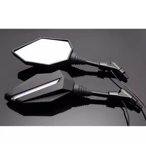 Motorcycle LED Turn Signal Mirror FOR HONDA YAMAHA SYM KYMCO AEONMOTOR PGO HARTFORD SUZUKI VESPA