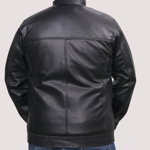 Chaqueta de cuero hecha a medida para hombre, prendas de vestir exteriores de cuero genuino al por mayor, chaqueta de Pakistán para hombre - Product Image 4