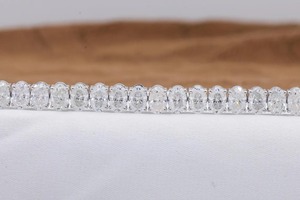 Calidad de exportación Iced Out Diamond Tennis Bracelets Cadena de metal duradera para hombres y mujeres disponible a precio de fábrica - Product Image 2