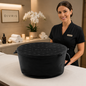 กระเป๋าใส่ชุดอุปกรณ์ทำเล็บเท้าทรงกลม DIVRIS ทำจากทองแดง พร้อมกระเป๋าพกพาสำหรับเก็บอุปกรณ์สปา - Product Image 5