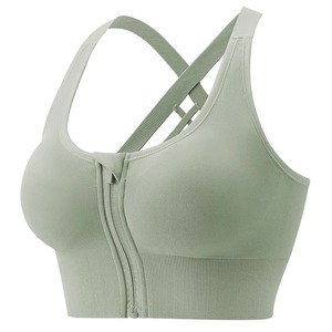 Soutien-gorge de sport sans bretelles pour femmes à soutien élevé Écologique Séchage rapide Sans couture Confortable Respirant Simple - Product Image 5
