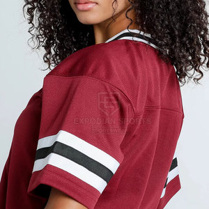 Top Corto de Fútbol Americano para Mujer, Nuevo Estilo, con Logotipo Personalizado, Transpirable, para Venta en Línea - Product Image 5