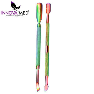 Removedor de Piel Muerta Antideslizante, Empujador de Cutículas de Doble Punta, Limpiador de Uñas, Herramienta Profesional para Manicura y Pedicura - Product Image 3